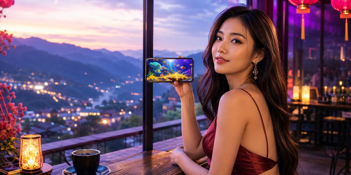 Cảnh Sa Pa minh họa việc truy cập bl55 bằng điện thoại khi di chuyển